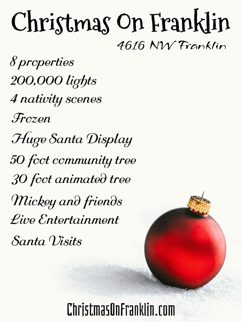 Christmas on Franklin: 8 properties, 200,000 lights...